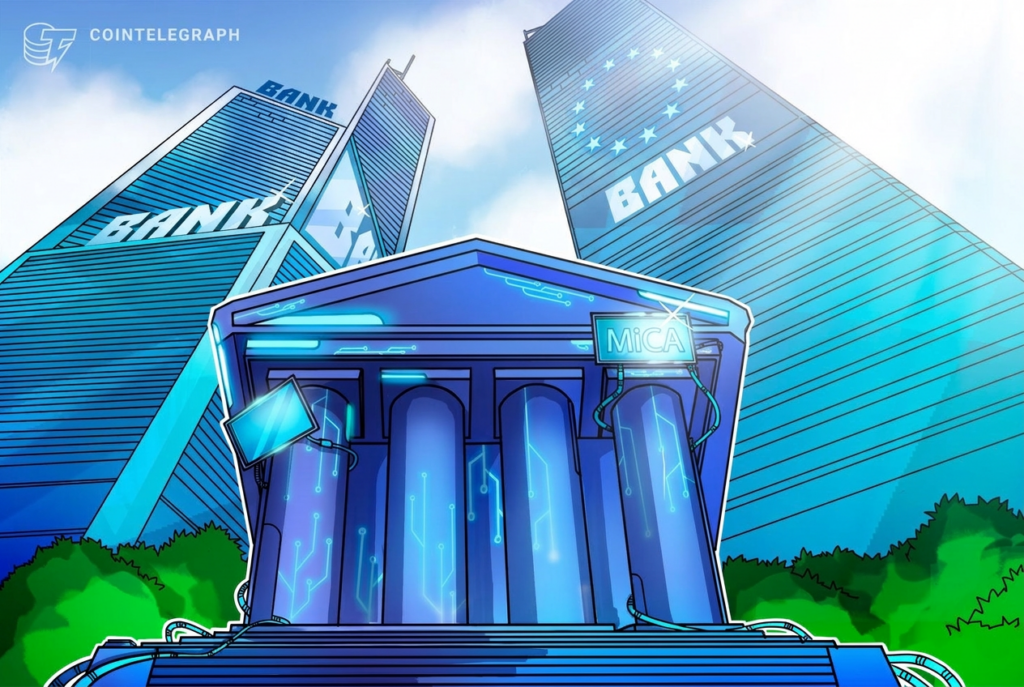Banks double on EU MiCA crypto provider list as share hits 23% Banks double on EU MiCA crypto provider list as share hits 23%
